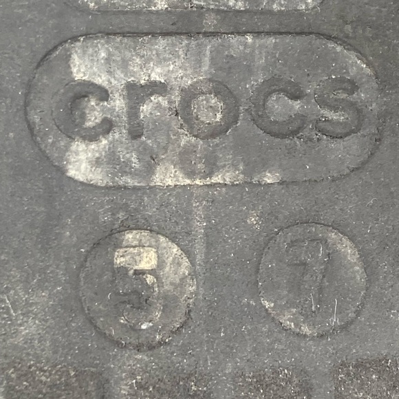 Crocs Classic Authentic Unisex Slides Clogs Black 5 Men And 7 Women’s Pre Owned - Picture 11 of 11